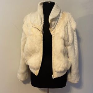 VINTAGE Deerskin Trading Post Fur Sweater